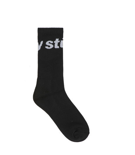 Stussy Jacquard Logo Socks Black