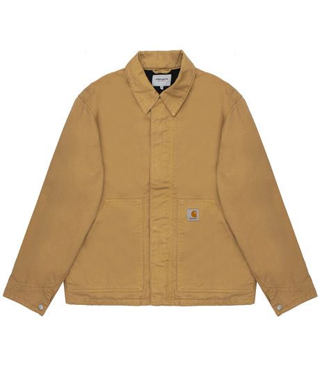 Carhartt WIP Arcan Jacket  'Dodge' Color Denim Dusty H Brown Garment Dye