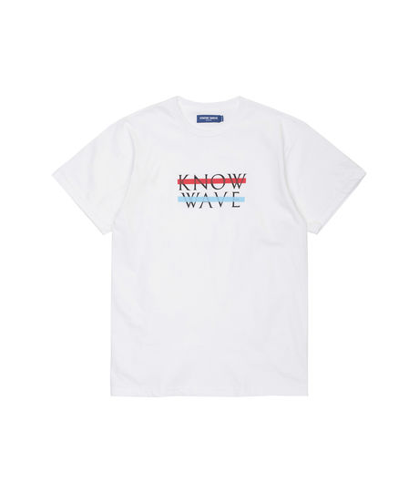Know Wave x Black Dice Classic Wavelength Tee White
