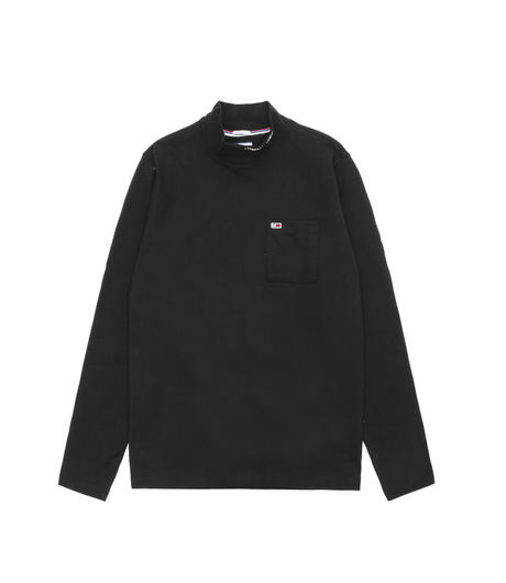 Tommy Jeans Pocket Mock Neck Tommy Black