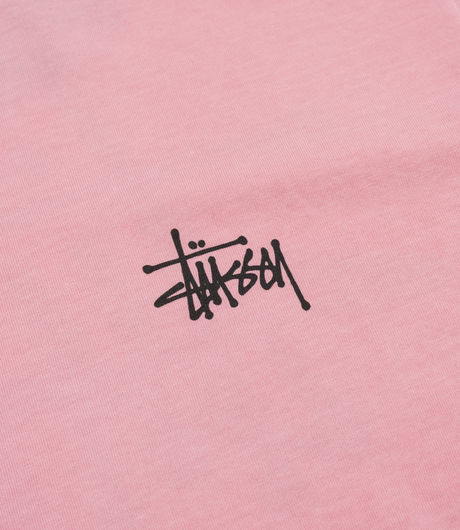 Stussy Basic Stussy Pig. Dyed Tee Pink