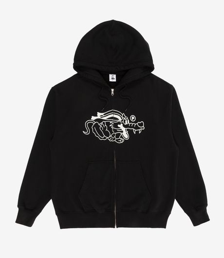 Pawa Speed Sports Doggo Zip Hoodie Black