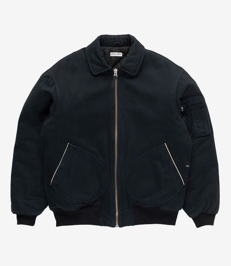 POP Trading Company Flight Jacket Black