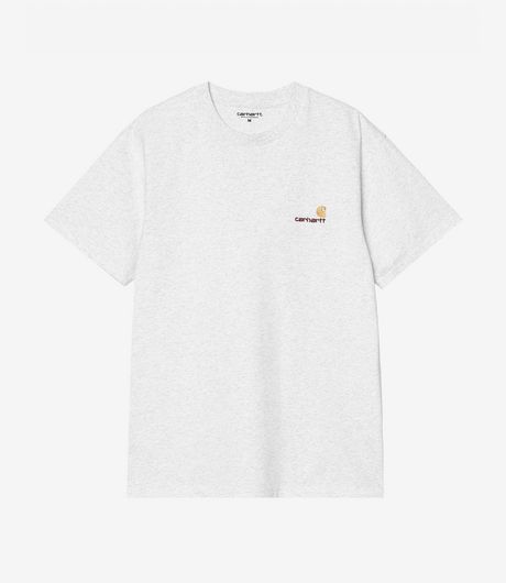 Carhartt WIP S/S American Script T-Shirt Ash Heather
