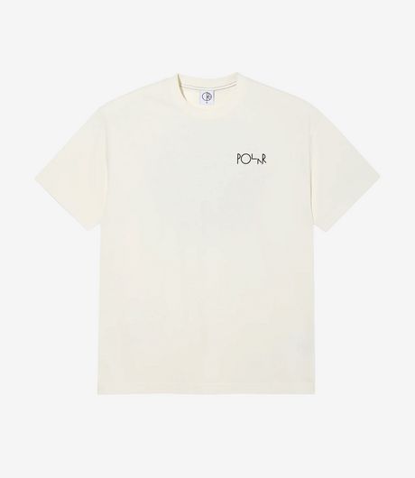 Polar Skate Co Fill Logo Contrast Tee Ivory/Black