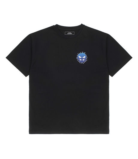 Rassvet Angry Sun Printed T-Shirt Black