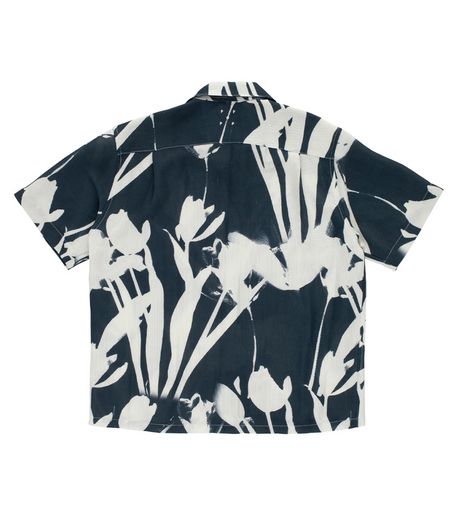 POP Trading Company Tulip Shortsleeve Shirt Navy