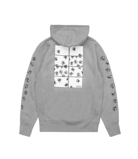 Fucking Awesome Files Hoodie Heather Grey