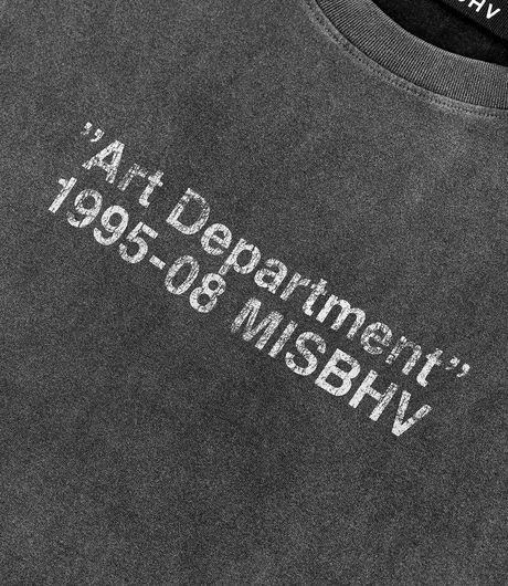 MISBHV Basic T-Shirt Washed Black