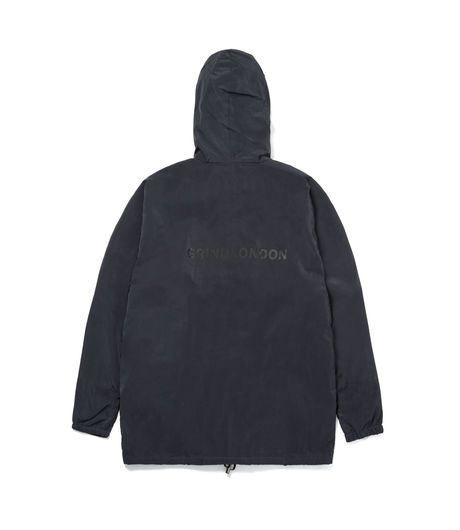 Grind London Hooded Mac Black