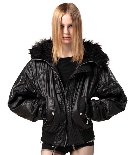 Racer Worldwide Waxed Aviator Bomber Black