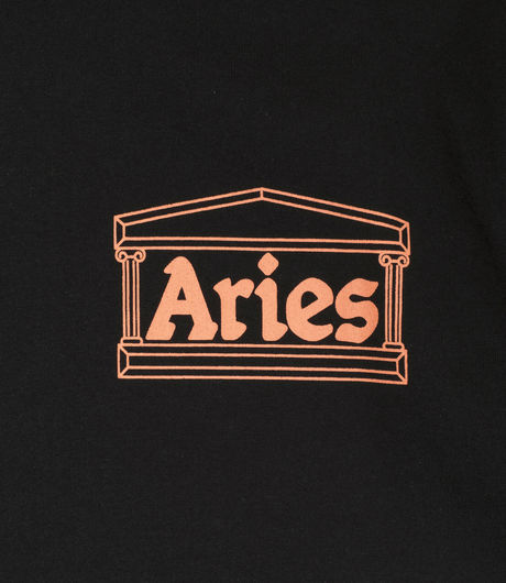 Aries Classic Temple T-Shirt Black