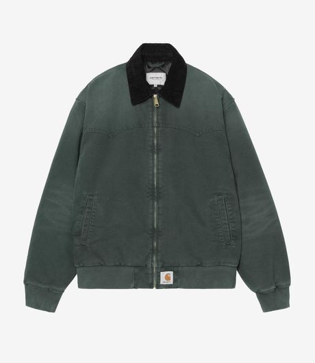 Carhartt WIP OG Santa Fe Jacket Dearborn Canvas Raven/Black Stone Canvas