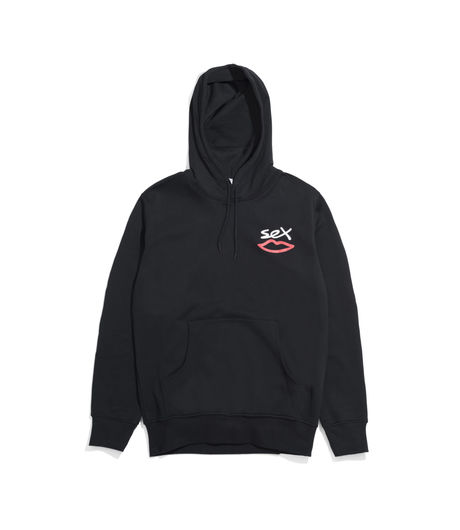 Sex Skateboards Front And Back Logo Hood Black