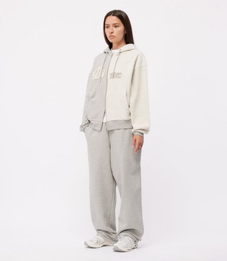 Dime Reverse French Terry Zip Hoodie Heather Gray