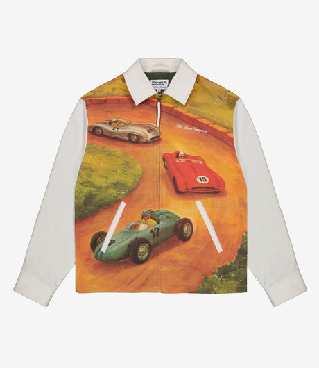 The Loose Company Racecar Workwear Jacket White