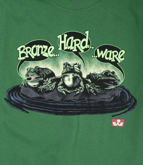 Bronze 56K Frog Tee Kelly Green