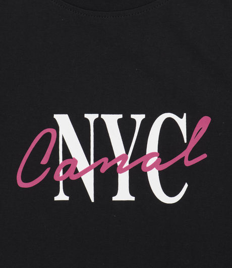 Canal New York Lipstick Tee Black