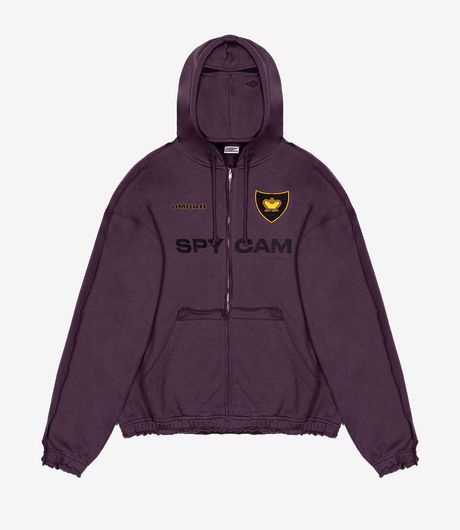 Umbro Spycam Masked Zip Hoodie Dark Purple