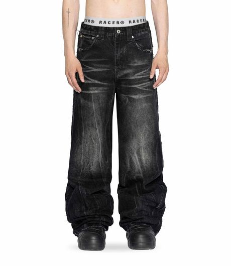 Racer Worldwide Scar Jeans Black