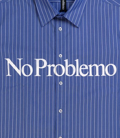 No Problemo LS Poplin Shirt Navy