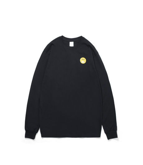 【KNOW WAVE】 KNOW WAVE 3D LOGO LONG SLEEVE / Black Shop Black Know Wave Long-sleeve Tees at itk online store