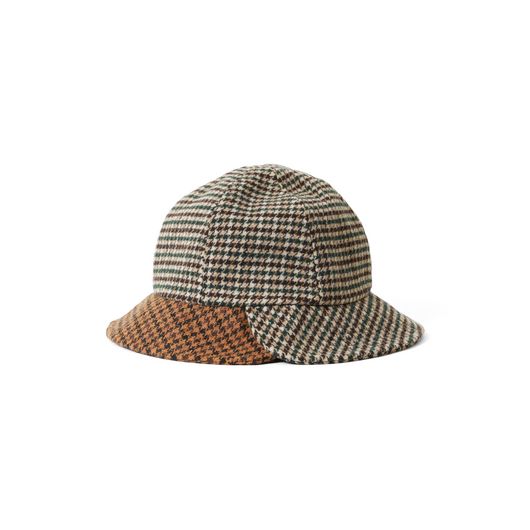BEAMS Cut Brim Hat Brown