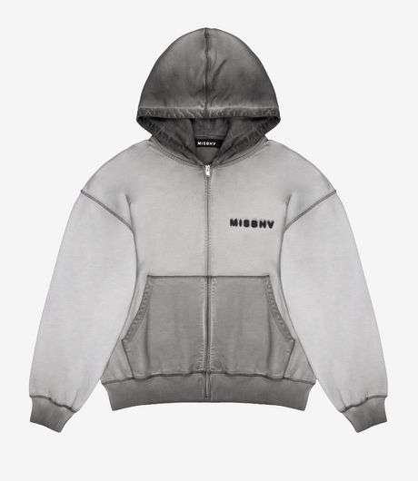 MISBHV Community Zipped Hoodie Ash Gray