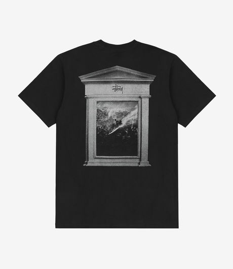 Stussy Surf Tomb Pig. Dyed Tee Black