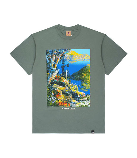 Nike ACG Crater Lake Tee Caly Green/White