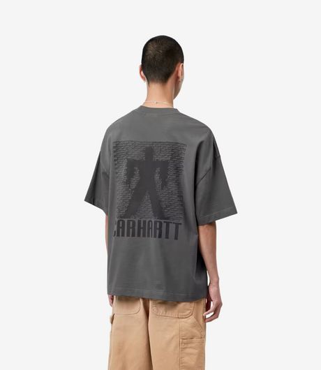 Carhartt WIP S/S Bricky Man T-Shirt Soot Stone Dyed