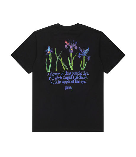 Stussy Water Flowers Tee Black
