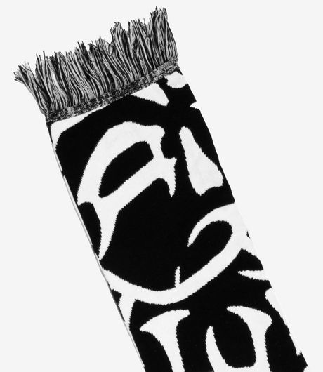 Wasted Paris Bury Scarf Back/White