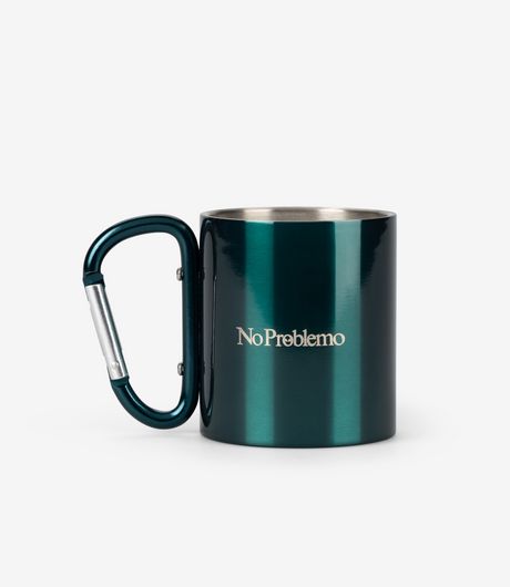 No Problemo Carabiner Mug Green