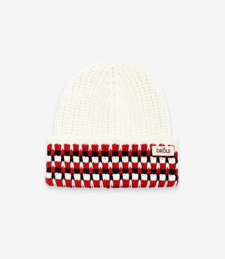 Drôle de Monsieur Le Bonnet Laine Off White