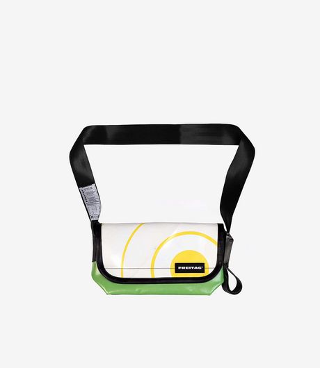 Freitag F41 Hawaii Five-O Extra Small Messenger Bag White/Yellow/Light Green