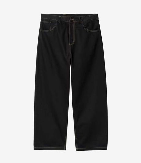 Carhartt WIP Brandon Pant Smith Denim Black Rinsed