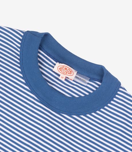 Armor-Lux Heritage Striped T-shirt Dark Blue/White