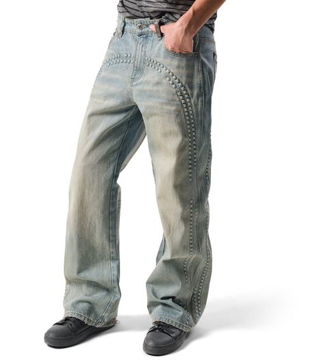 Racer Worldwide Pyramid Embossed Denim Light Blue
