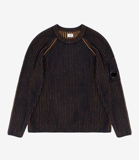 C.P. Company Knitwear Crew Neck Fleece Knit Buck Thorn