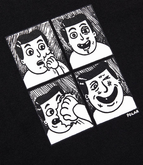 Polar Skate Co Punch Tee Black