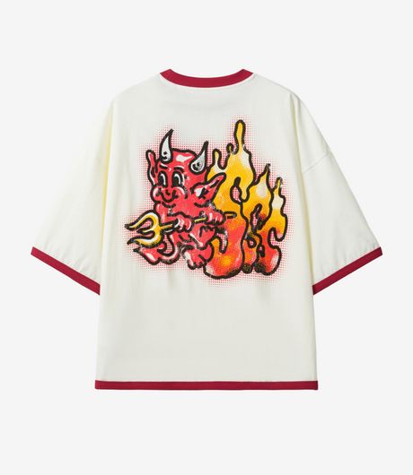 SSSTUFFF Devil Fire Loto Tee Multi