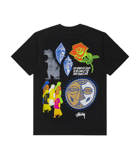 Stussy Funky Tribe Tee Black