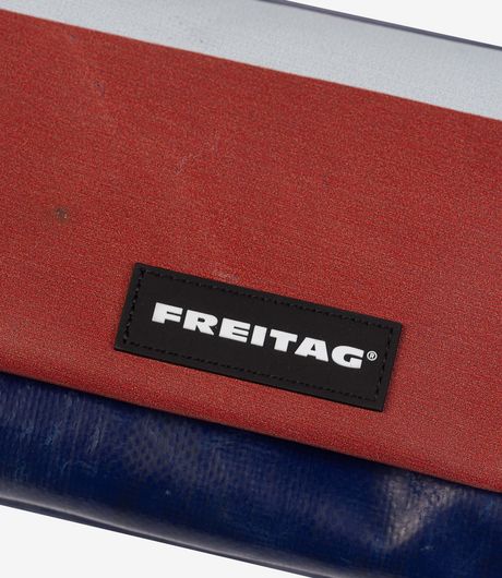 Freitag F171 Laura Small Shoulder Bag Navy/White/Red
