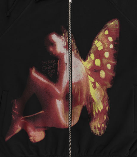 MISBHV Metamorphosis Zipped Hoodie Black