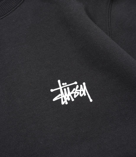 Stussy Basic Stussy Crew Black FA17