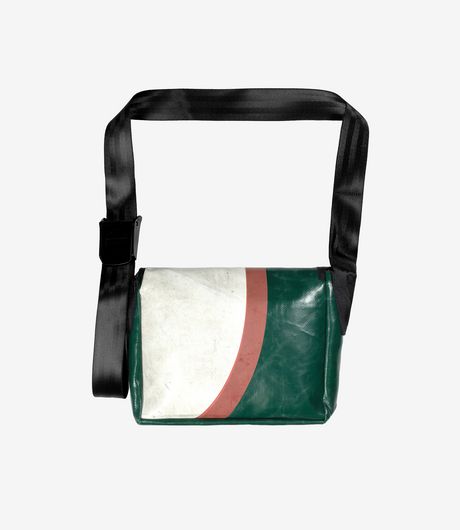 Freitag F11 Lassie Small Messenger Bag Green/Orange/Grey