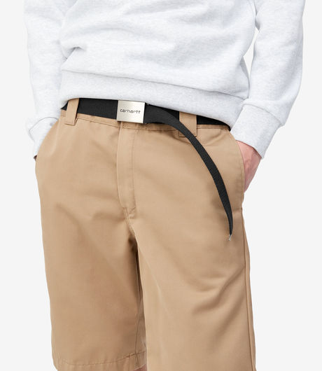 Carhartt WIP Clip Belt Chrome Black