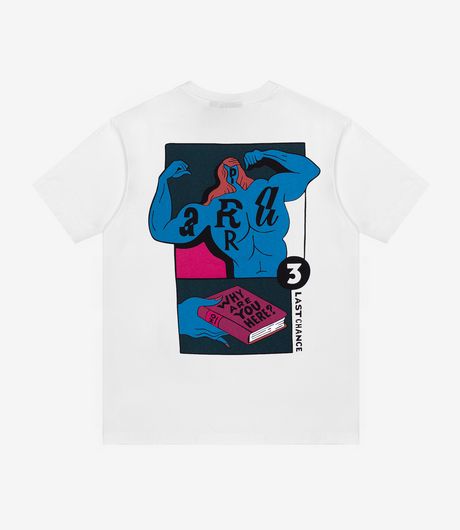 By Parra Why Are You Here T-Shirt White