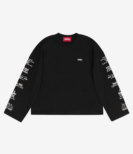 Shop Black Know Wave Long-sleeve Tees at itk online store
